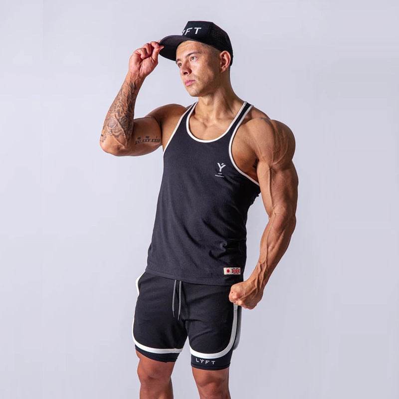 Men's Fashion Minimalist Sports Running Undershirt - Mubimart