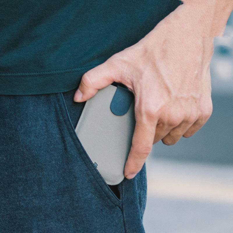 PU Leather Card Holder Men's Pop-up Card Holder - Mubimart