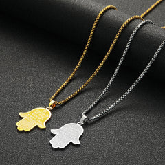 Fashion Men Necklace Fatima Pendant