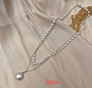 Colour Sparkling Clavicle Chain Choker Necklace For Women - Mubimart