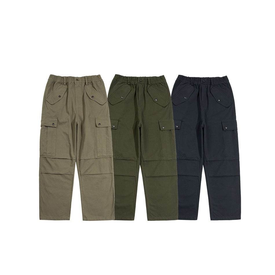 Retro Multi-pocket Cargo Pants Men And Women - Mubimart