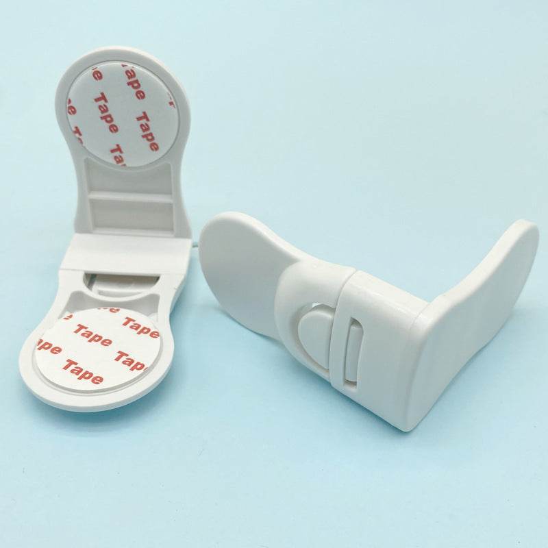 Children's Multi-function Anti-pinch Hand Refrigerator Right-angle Cabinet Door Lock - Mubimart