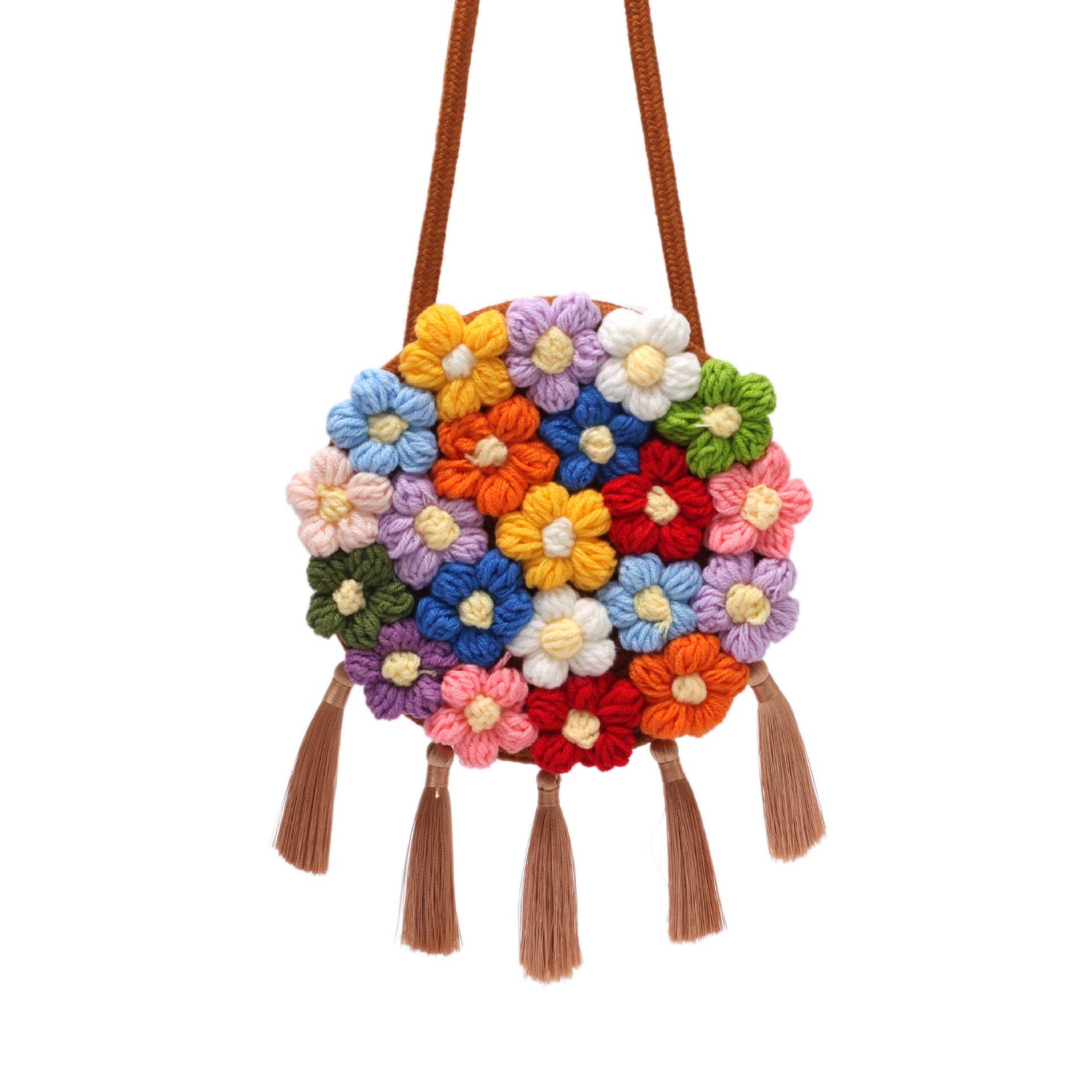 Braided Summer Cotton Hemp Crossbody Bag For Women - Mubimart