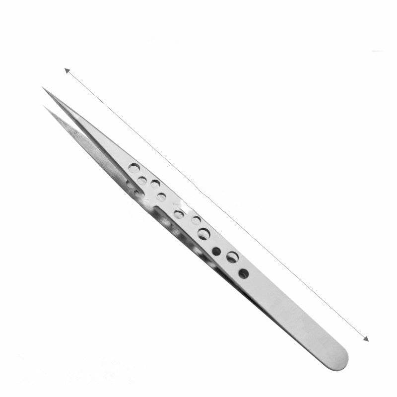 Beauty Tools Stainless Steel Eyelash Tweezers - Mubimart