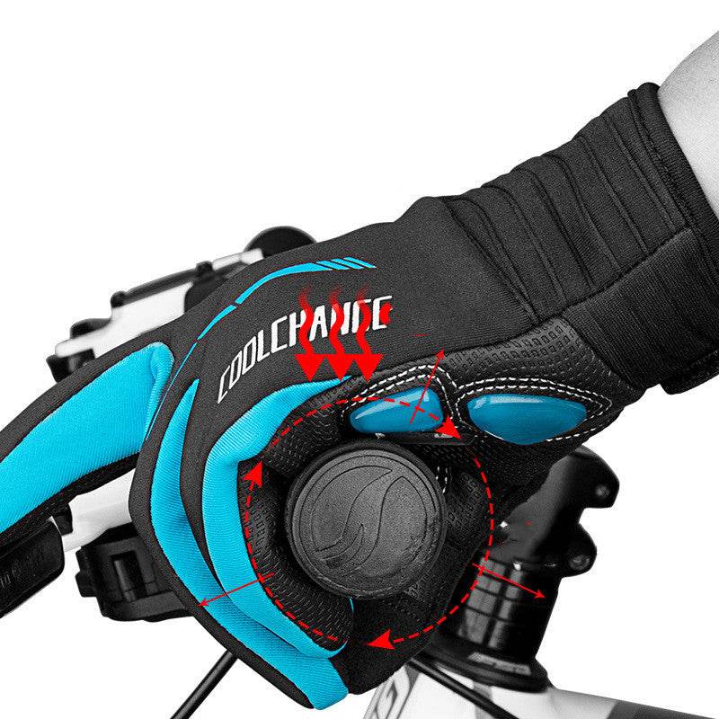 Highway Bicycle Gloves Long Finger Bicycles For Men And Women Cycling Fixture Autumn And Winter - Mubimart