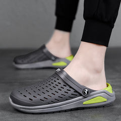 Summer Men's Shoes Cave Shoes Half Slipper