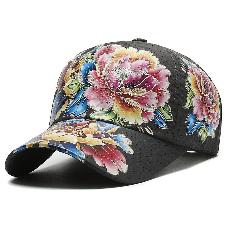 Hat Printing Men's And Women's Same Style Baseball Cap Sun Hat Peaked Cap