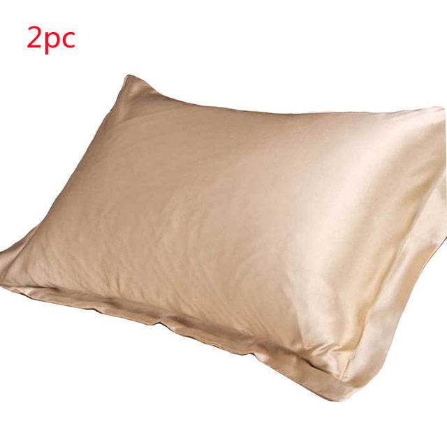 Pure Emulation Silk Satin Pillowcase Comfortable Pillowcase - Mubimart