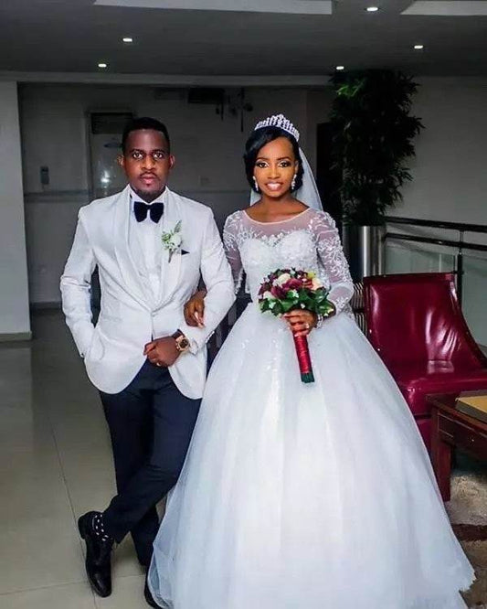 Custom Wedding Gown Bridal Dresses - Mubimart