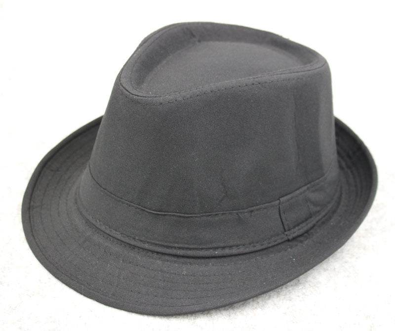 Hipster Men's Versatile Retro British White Fedora Hat - Mubimart