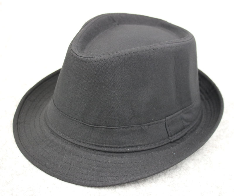 Vielseitiger britischer Fedora-Hut im Retro-Stil für Herren, Hipster, weiß