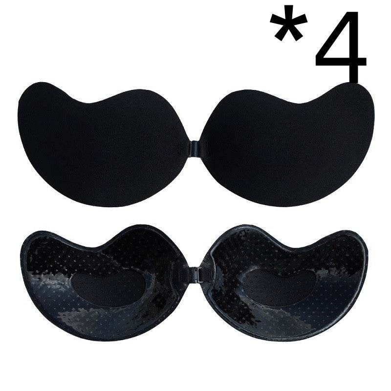 Invisible Push Up Bra Backless Strapless Bra Seamless Front Closure Bralette Underwear - Mubimart