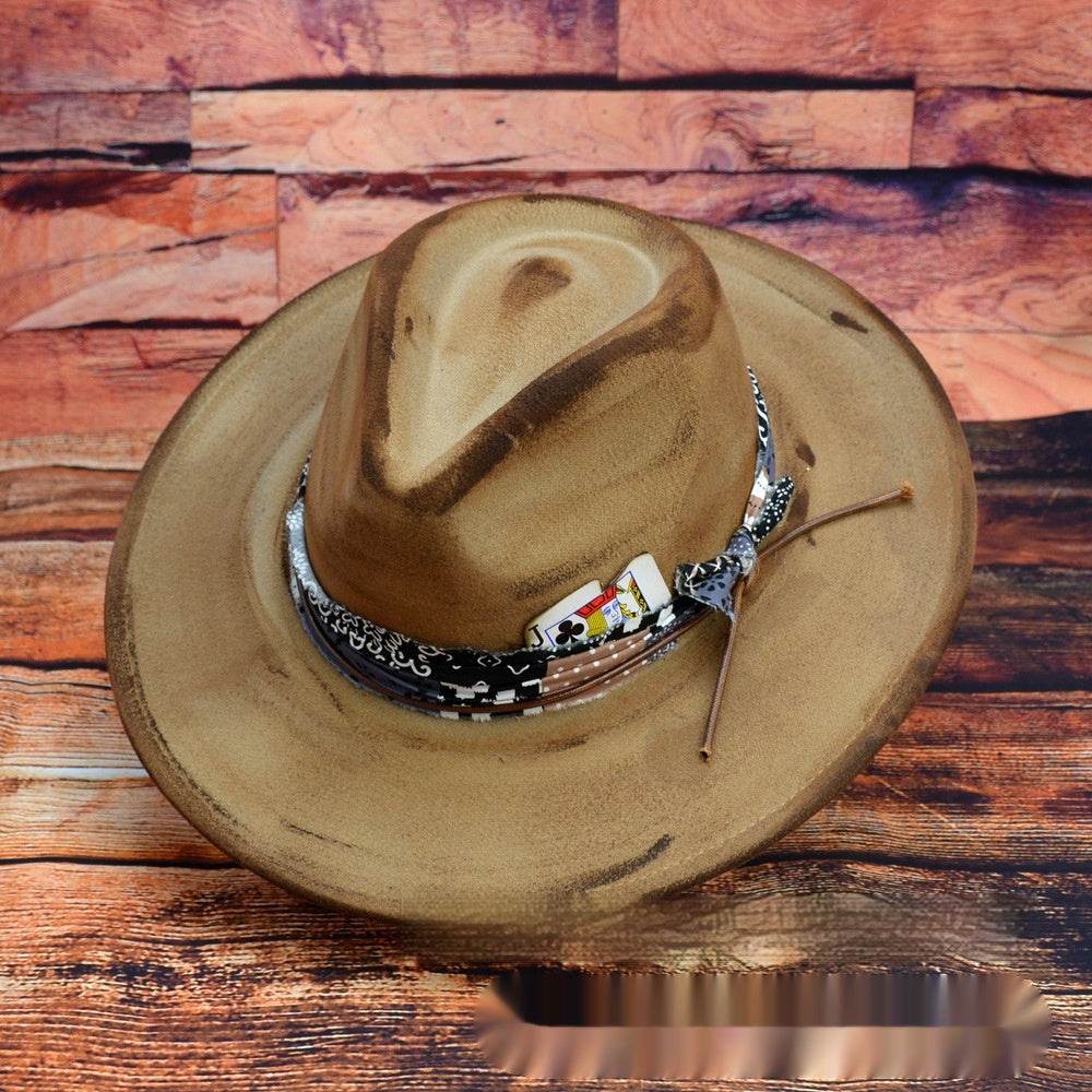 Fashion Retro Original Design Fedora Hat European And American Fur Felt Hat - Mubimart