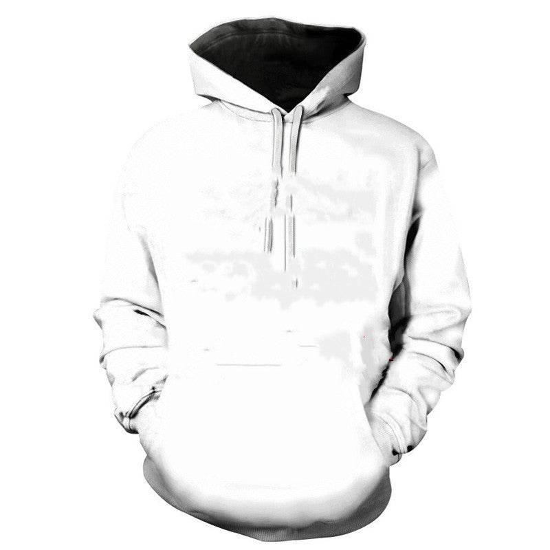Fall Winter Mens Sweater Print Hoodie - Mubimart