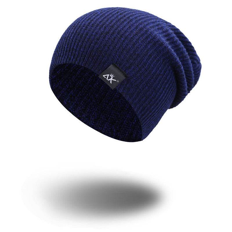 Unisex Fashionable Knitted Beanie, Winter Wool Elastic Hat For Outdoor Cycling, Camping, Travel Winter Beanie Hat Acrylic Knit Hats For Men Women - Mubimart
