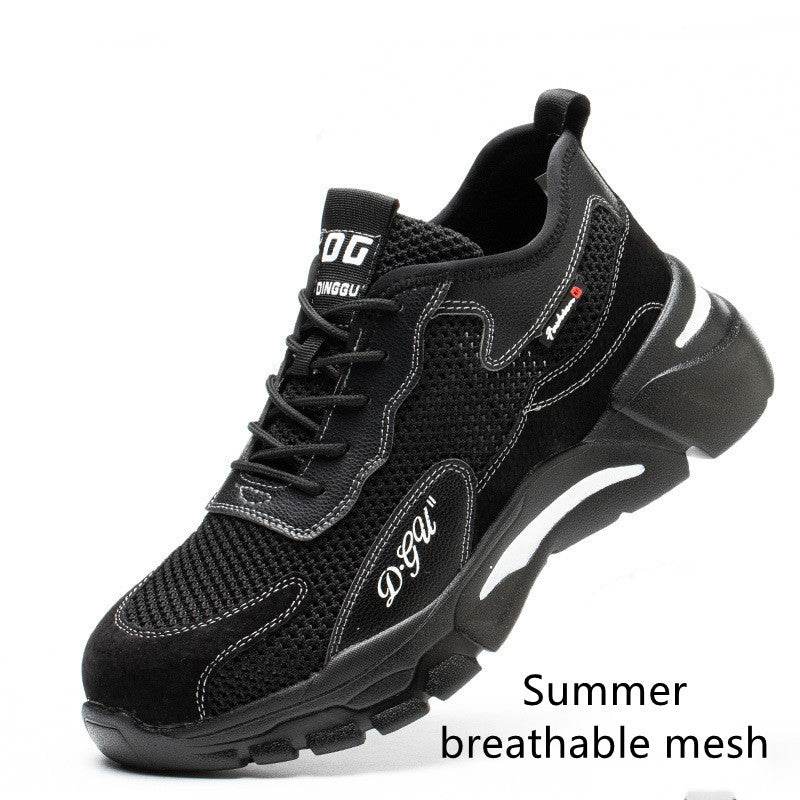 Men's Safety Shoes Anti-smashing And Anti-piercing Steel Toe - Mubimart