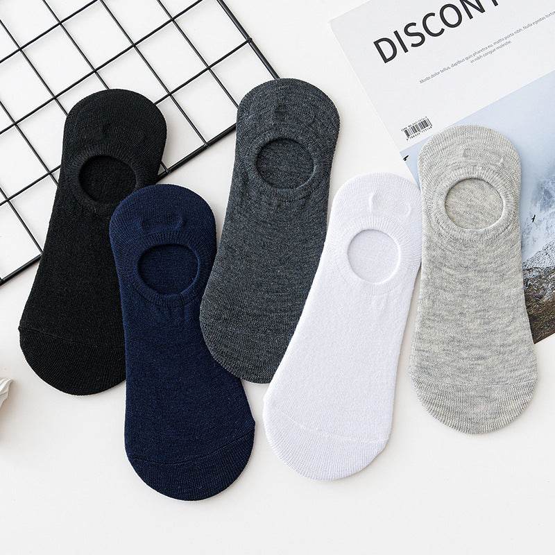 Socks Men's Boat Socks Low Top Invisible Socks Socks Summer Thin Men's Socks - Mubimart