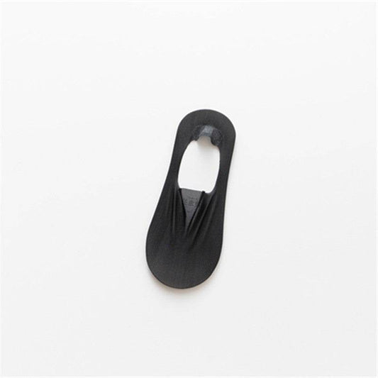 Ice Silk Low Top Socks Cotton Bottom Invisible Thin Silicone Non-slip Tight - Mubimart