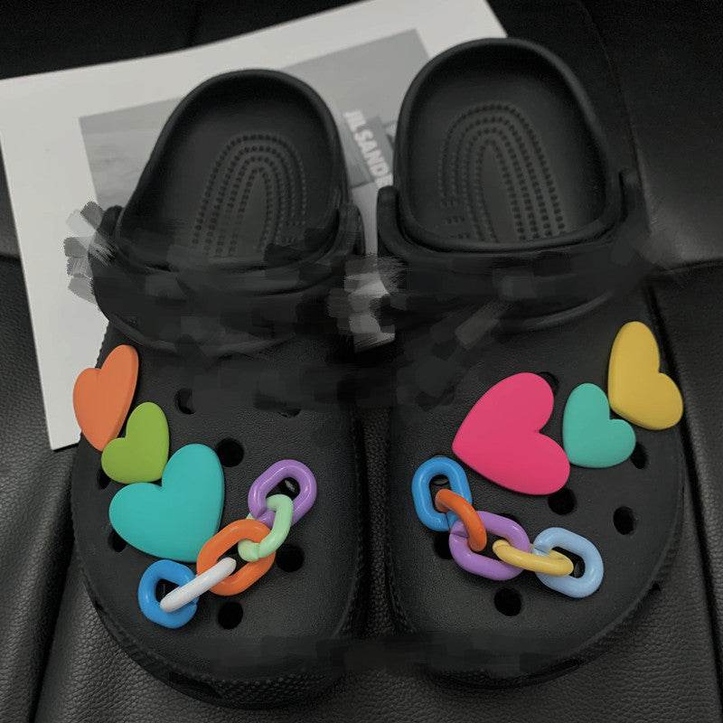 Girls' Diy Slipper Buckle Decorative Accessories - Mubimart