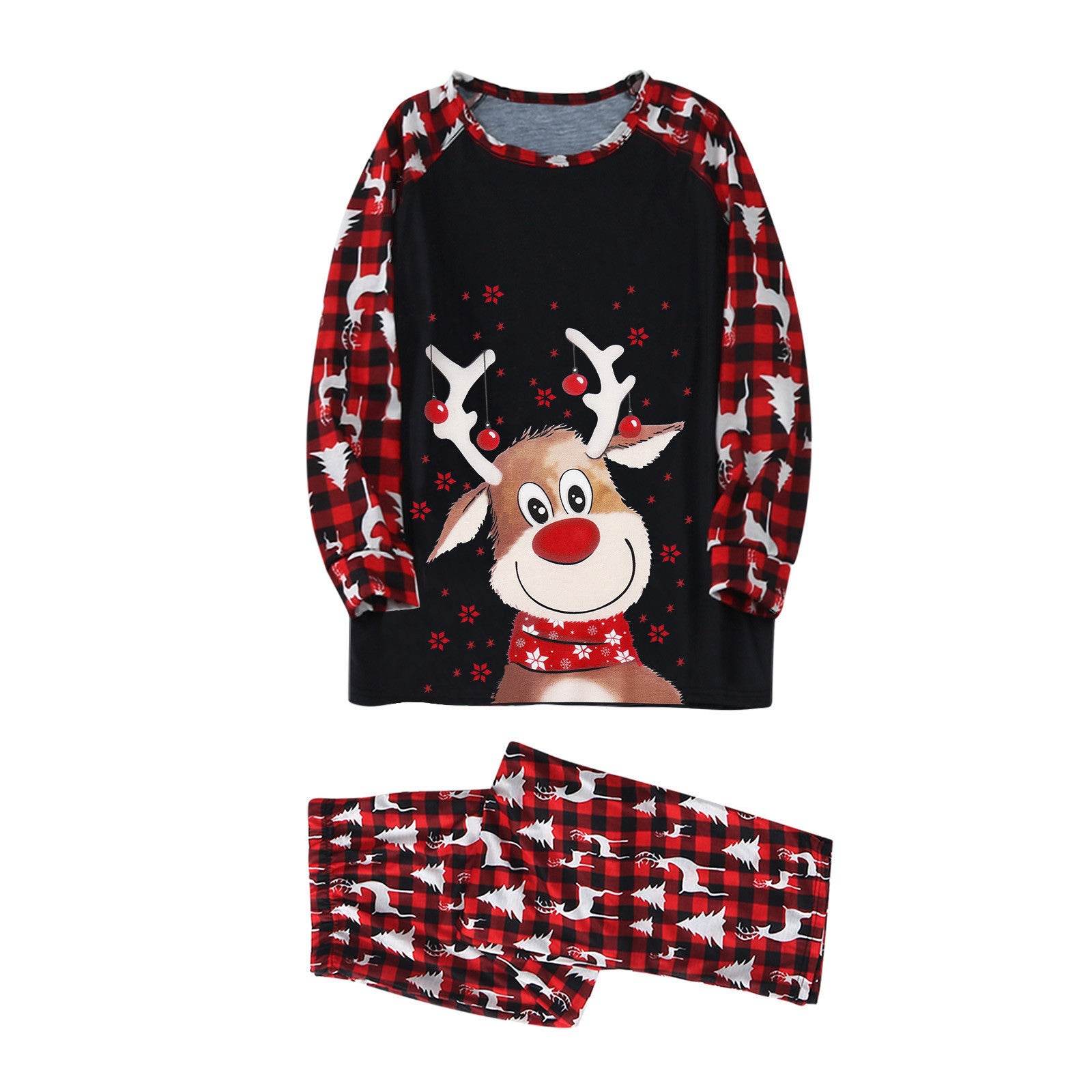 Christmas Family Matching Outfits Pajamas Sets Xmas - Mubimart