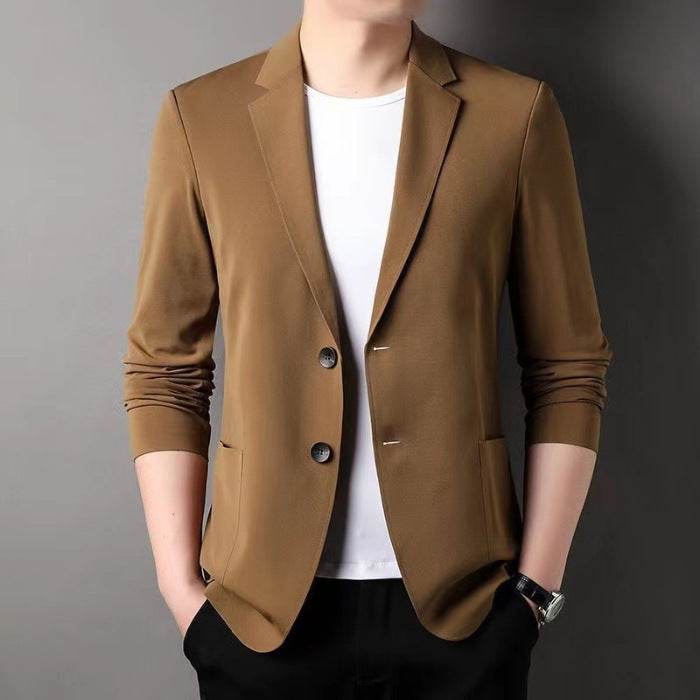 Men's Fashionable Lightweight Business Blazer - Mubimart