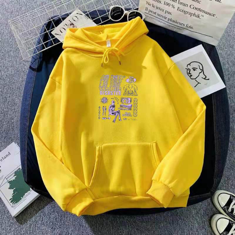 Women's Velvet Thickened Loose Hoodies Sweatshirt - Mubimart