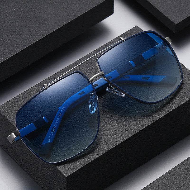 Men's Polarized Sunglasses Fashion Square Sunglasses - Mubimart