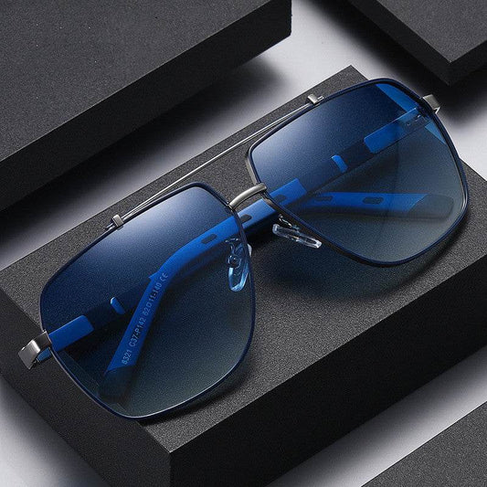Men's Polarized Sunglasses Fashion Square Sunglasses - Mubimart
