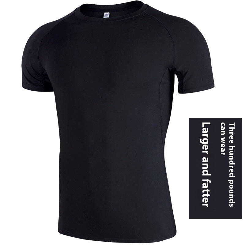 Loose Plus Size Workout Clothes Men's Quick-drying T-shirt