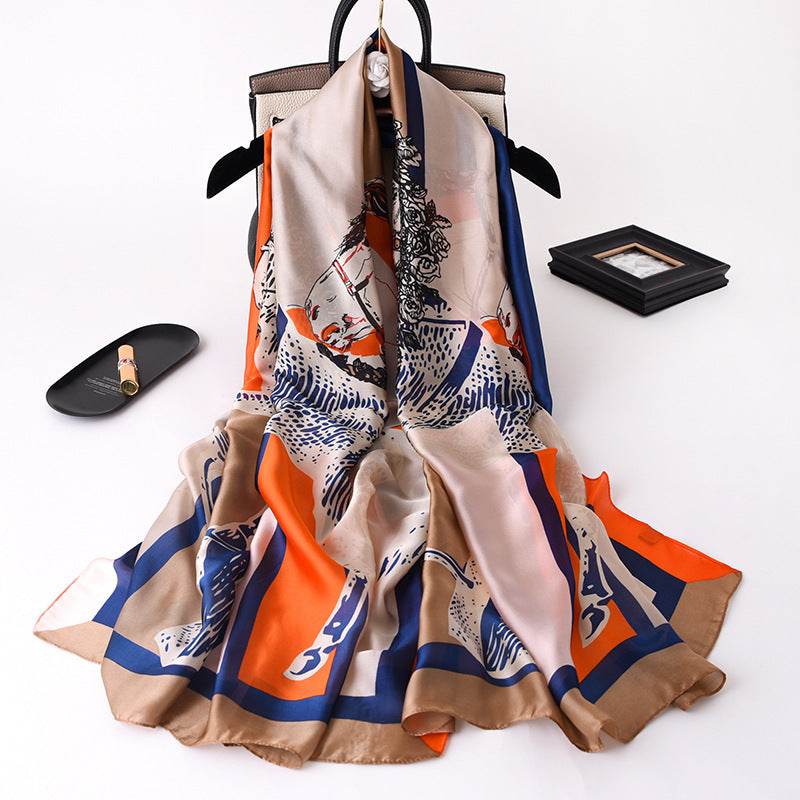 New Korean Style Air Conditioning Shawl Female Shawl Shawl Beach Towel - Mubimart