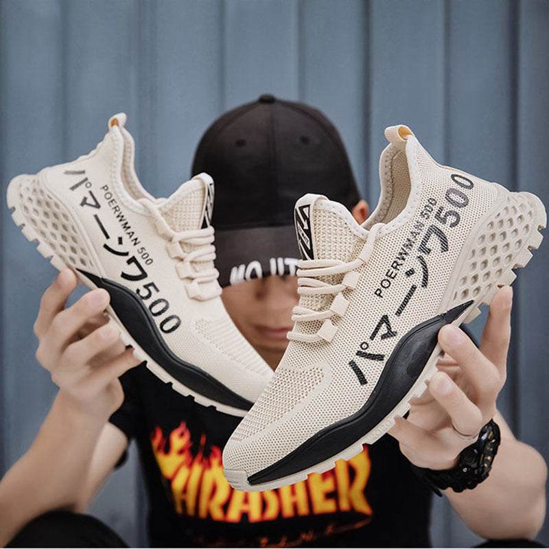 Men Sneakers Mesh Sports Shoes - Mubimart