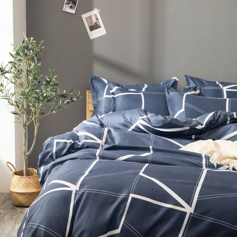 Nordic Style Geometric Line Sets Pillowcases - Mubimart