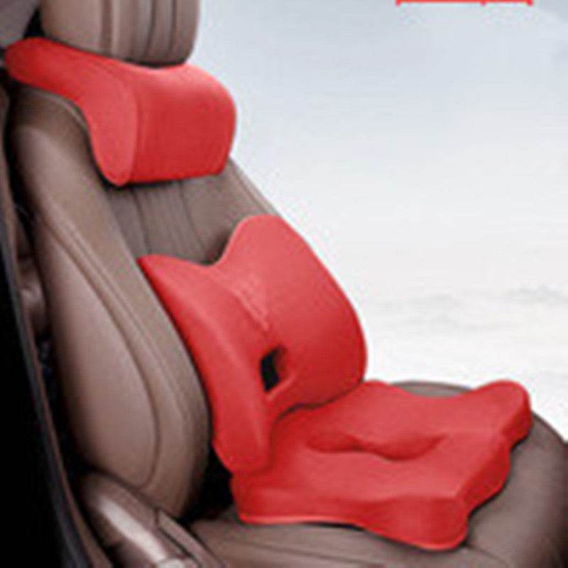 Back Seat Cushion Waist Pad Memory Foam Car Pillow - Mubimart