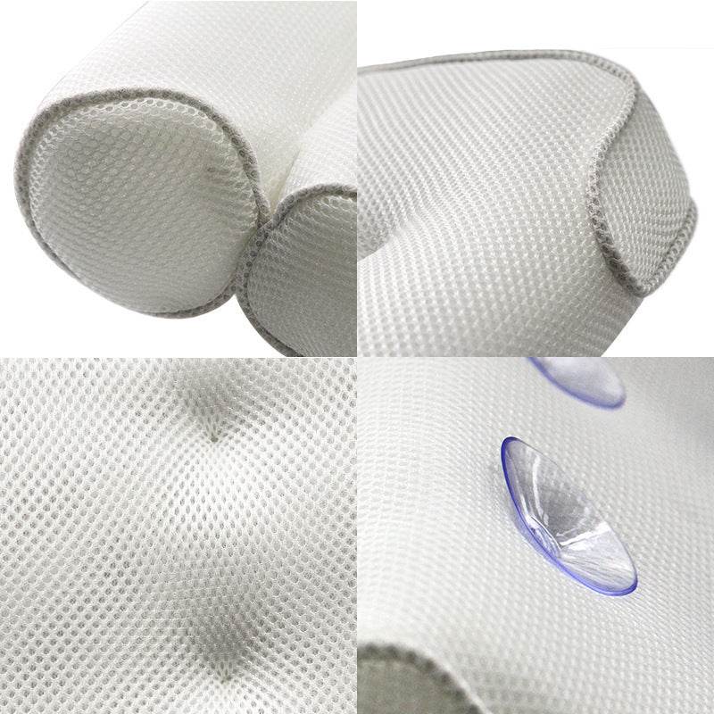 Bathroom Suction Cup Pillow Mesh Bath Pillow Pillow Bathtub Pillow Pillow - Mubimart