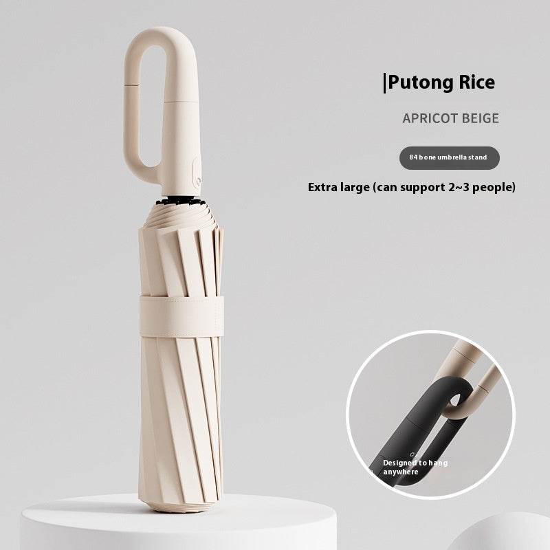 84 Bone Ring Buckle Umbrella Automatic Sun Shade UV - Mubimart