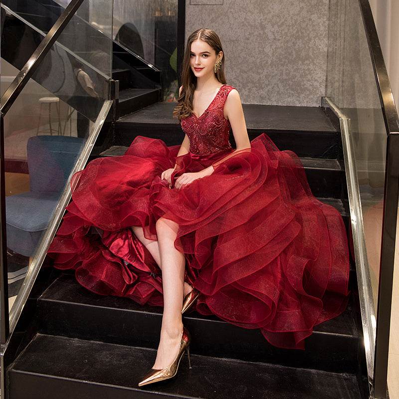 Women's Fashion Temperament Elegant Wedding Party Bride Wedding Dresses - Mubimart