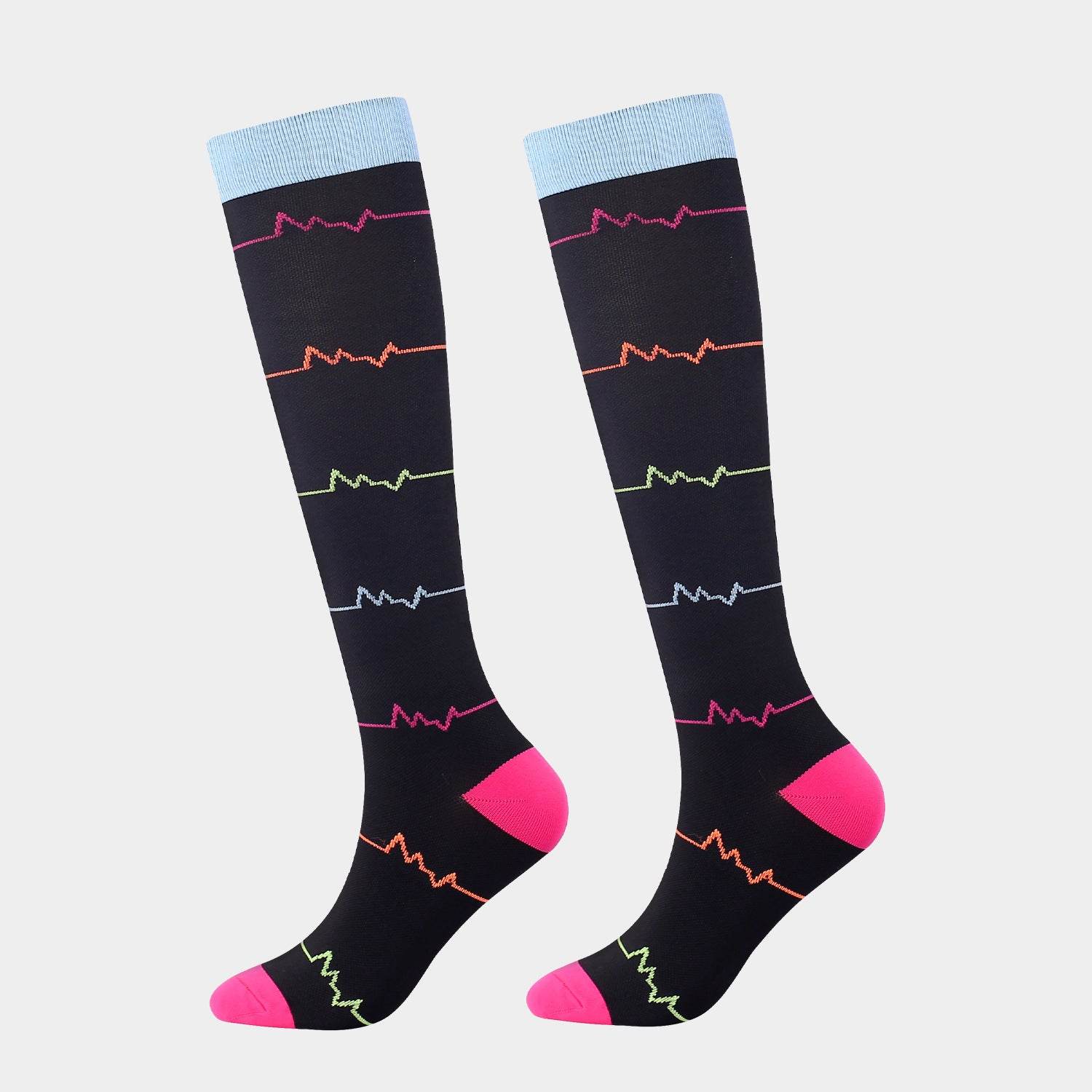 New Sports Compression Stockings Running Compression Socks - Mubimart