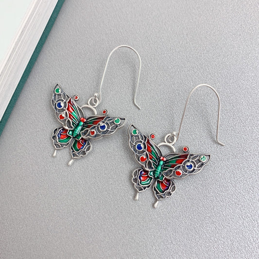 Tassel Butterfly Exquisite Female Earrings
