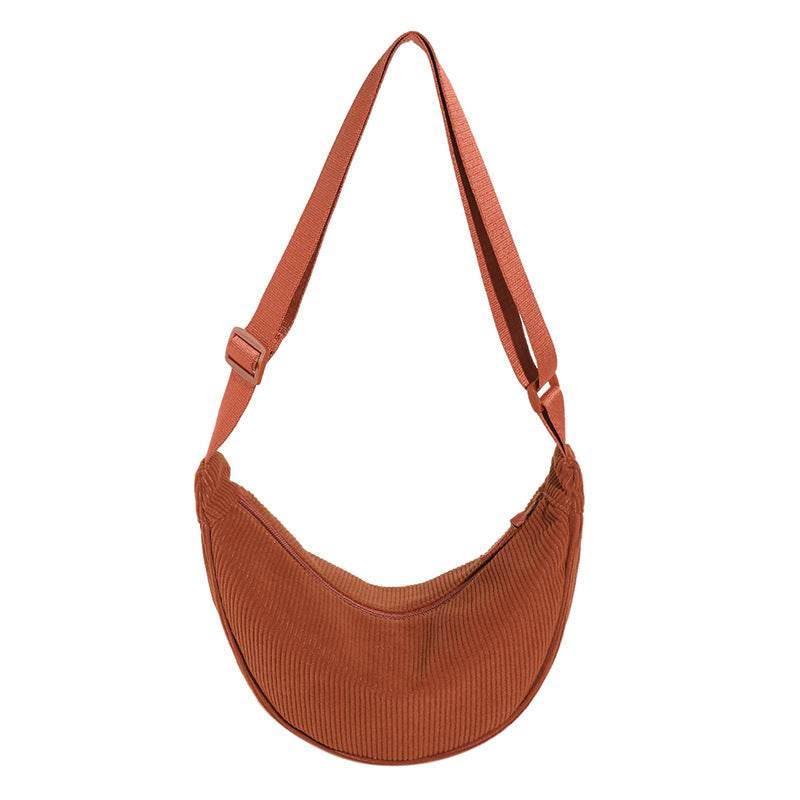 Lightweight Small Satchel Underarm Bag Shoulder Canvas Bag - Mubimart