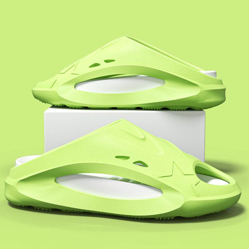 Summer Outdoor Sports Slipper Men Fashion Beach Shoes Indoor Non-slip Floor Bathroom Slippers Women House Shoes - Mubimart