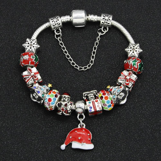Christmas DIY Beaded Bracelet For Women - Mubimart