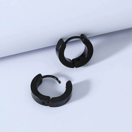 Geometric Circle Earrings For Men - Mubimart