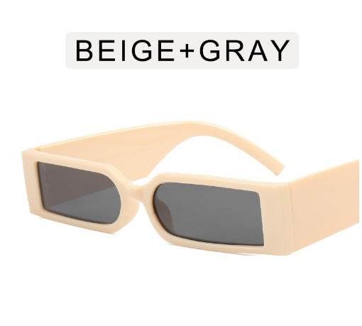 Rectangle Frame Fashion Sunglasses Women Hippie Vintage Designer Wholesale Bulk Shades Glass For Men And Women - Mubimart