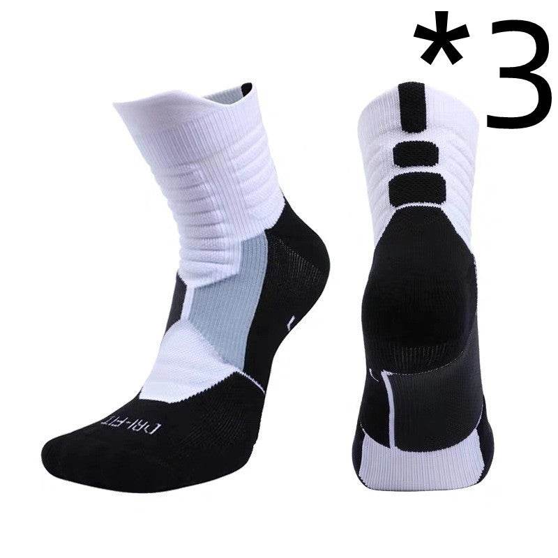Sports Socks, Sweat-Absorbent, Elite Basketball Socks - Mubimart