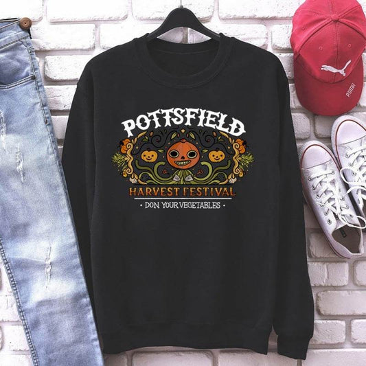 Women's Halloween Pumpkin Print Sweatshirts - Mubimart