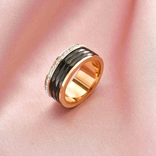 Titanium Steel Ring Men And Women Couple Jewelry - Mubimart