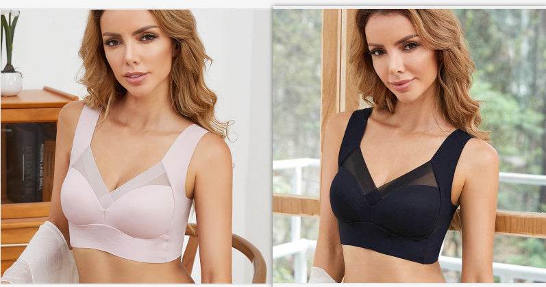 Plus Size Thin Bra Accessory Breast Push Up Bra - Mubimart