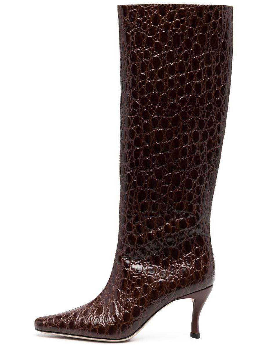 New Style Square Head Cowboy Boot Women - Mubimart