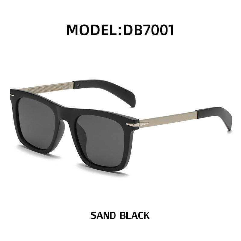 Mens Fashion Retro Polarized Box Sunglasses - Mubimart