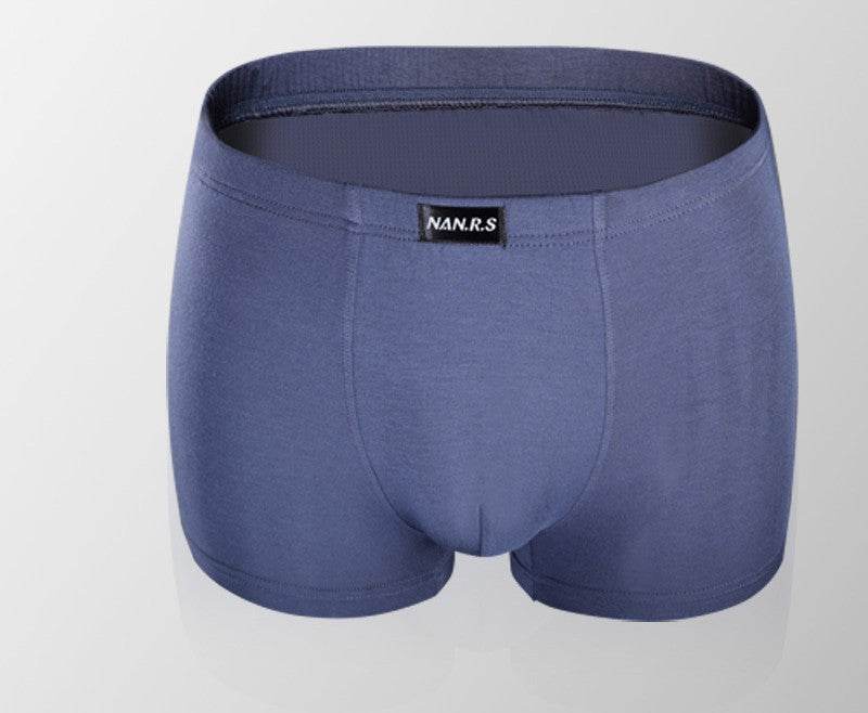 Men's Boxers Mid-waist Modal Boxers Youth Short Underpants - Mubimart